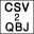 CSV2QBJ