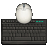 Applet de clavier et souris sans fil HP