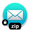 Attach an encrypted ZIP archive to an email
