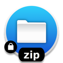 Create an encrypted ZIP archive and prompt for Destination