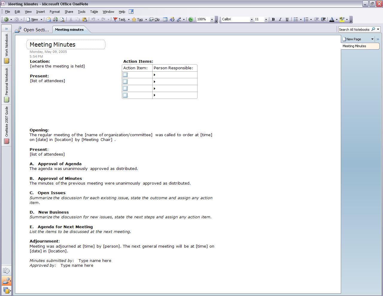 using-microsoft-onenote-for-documentation-on-the-run-one-note-microsoft-meeting-agenda