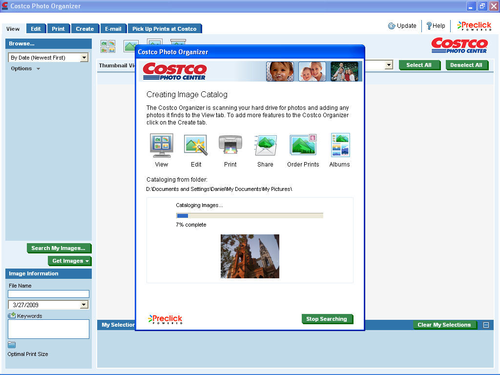 Costco Photo Organizer 1.4 : Initial Catalog