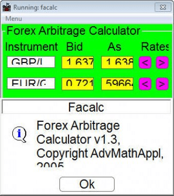Forex arbitrage calculator