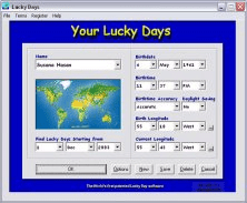 Results · Options · Your Lucky Days