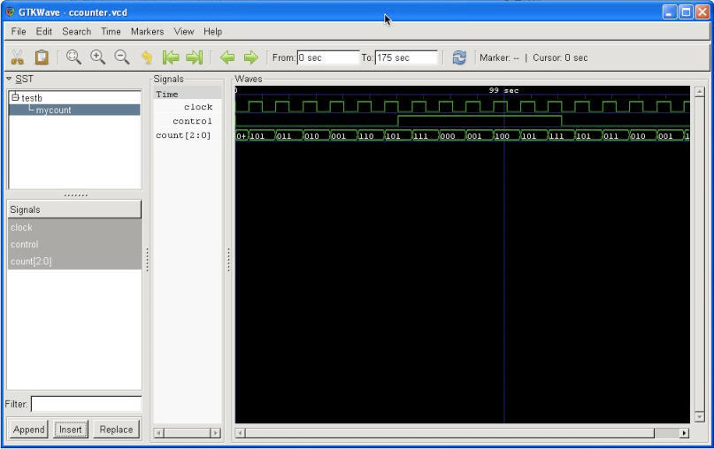 Gtkwave with Icarus VeriLog.