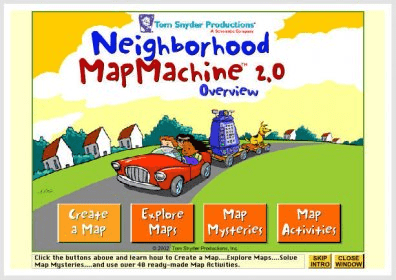 Neighborhood Map Machine Game