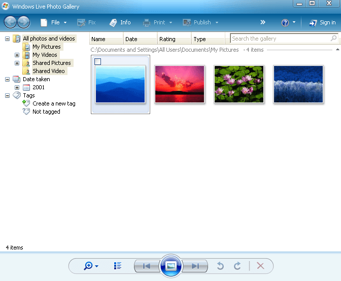 Windows Live Photo Gallery Software Informer: Screenshots