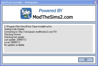 The Sims 2 Clean Pack Installer Download