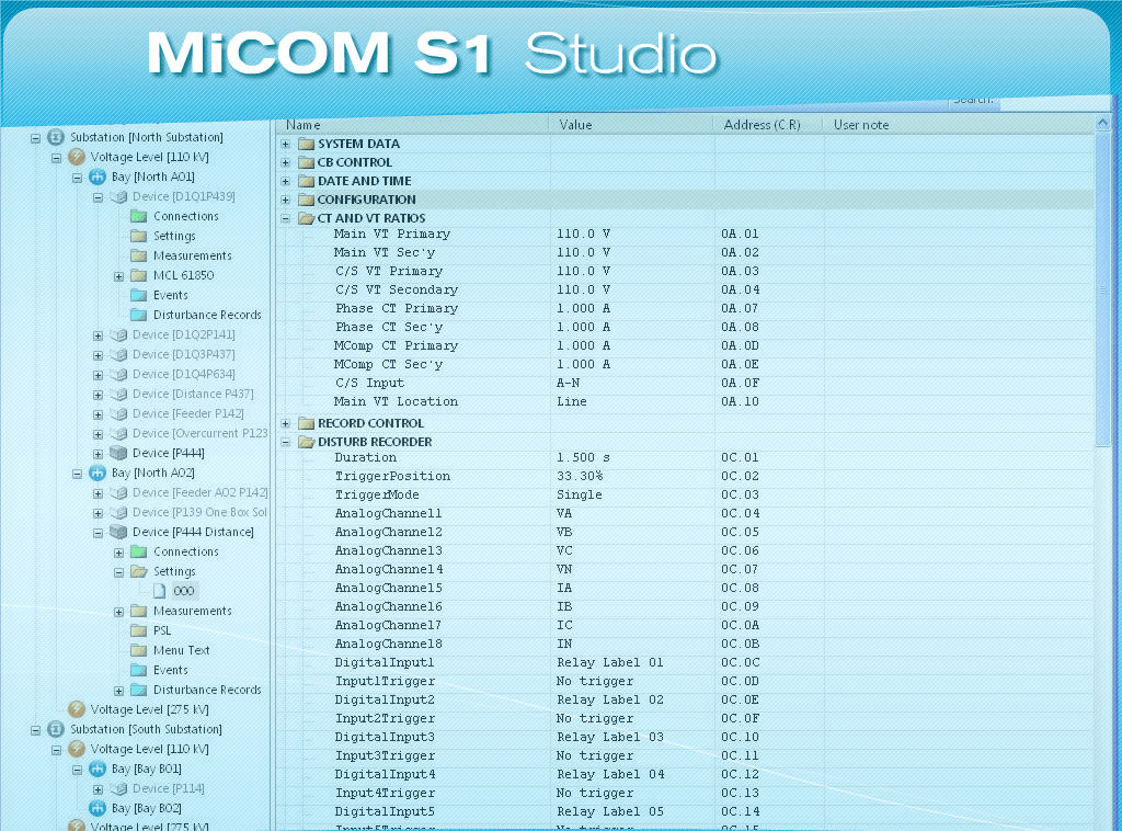 Schneider Micom S1 Studio Software