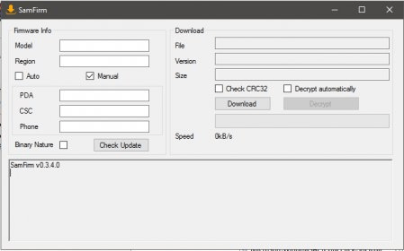 How to use samfirm tool