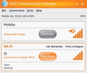 AT&T Communication Manager Software Informer: Screenshots