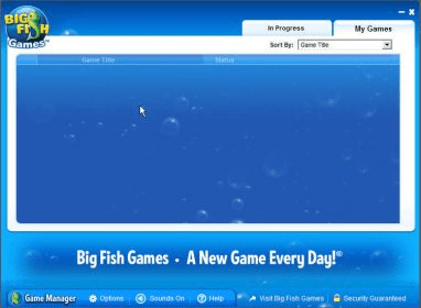 Need to reinstall big fish game manager