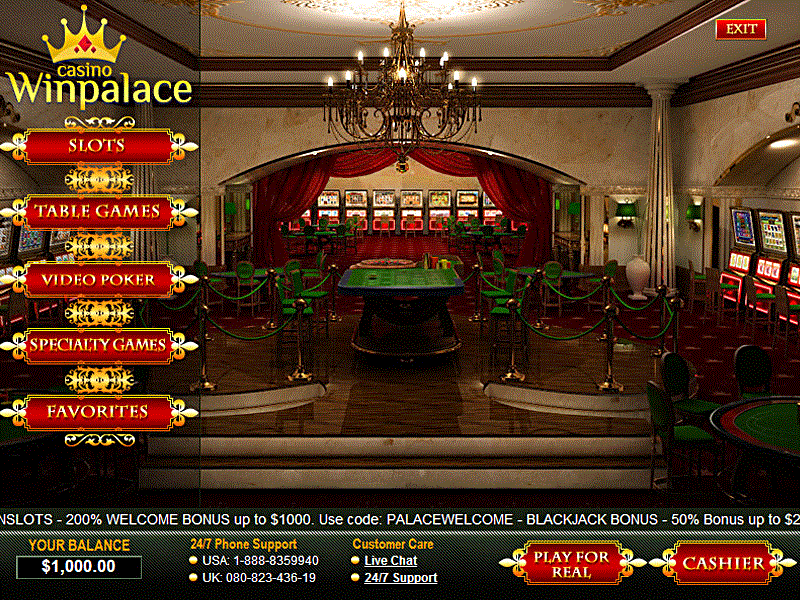 players palace casino bonus code