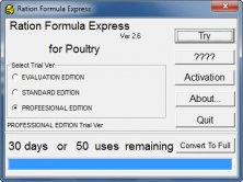 Feed formulation for poultry software download