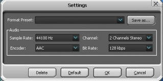 Output Options; Settings; Main Window