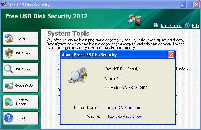 license for usb disk security
