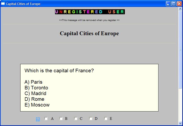 Multiple Choice Questions Tools