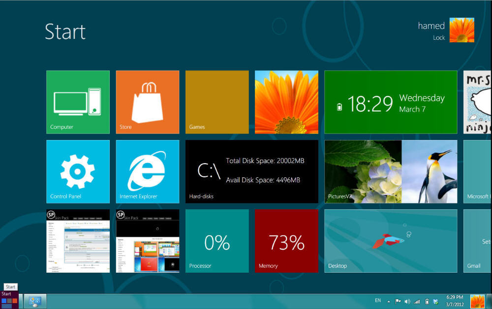 Windows 8 Skin Pack 10 On Windows 7 & 6.0 On Windows Xp
