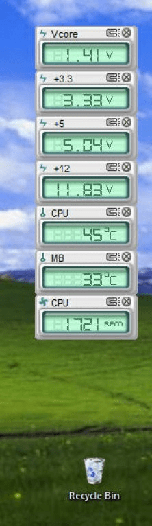 Vista Temperature Gadgets