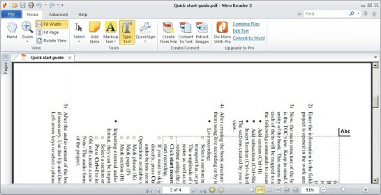 nitro reader 5 running very slowly