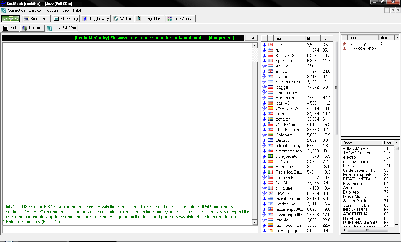 soulseek 157 ns 13 1 0 chat screenshots for soulseek 157 ns 13 1 0 ...
