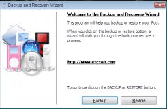 Restore; Compression options; Main window