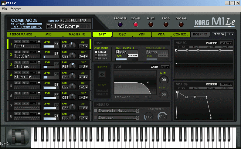 korg m1 le vst 1 0 easy screenshots for korg m1 le vst 1 0 prog ...