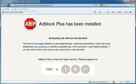 Adblock Plus Internet Explorer Settings