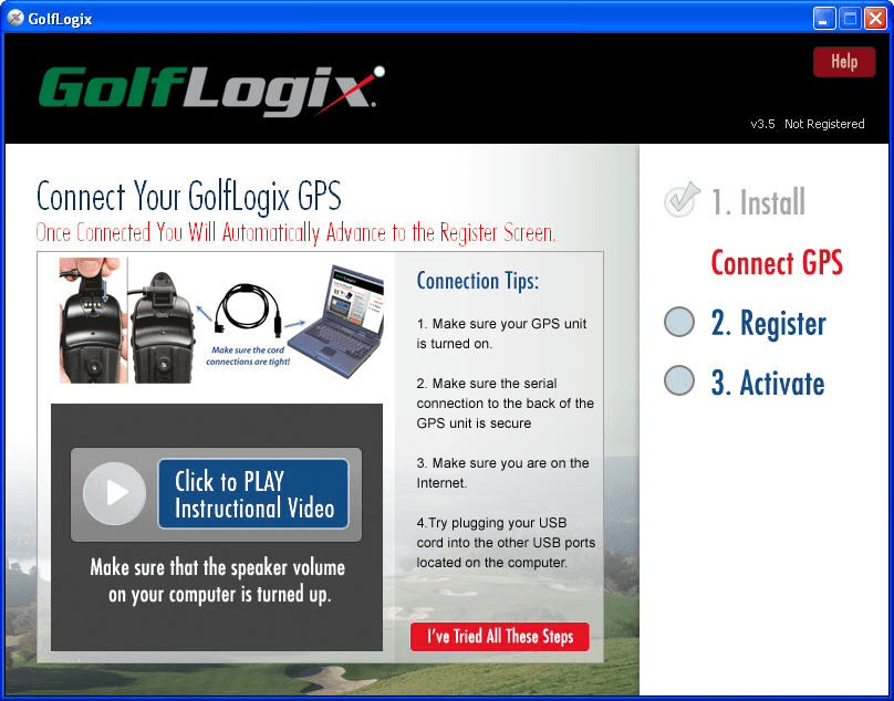 GolfLogix Course Manager SnapShot