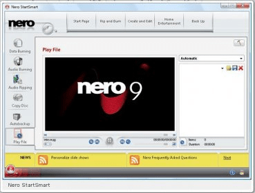 nero 9 smart start free download