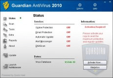 guardian antivirus 2012 product key crack