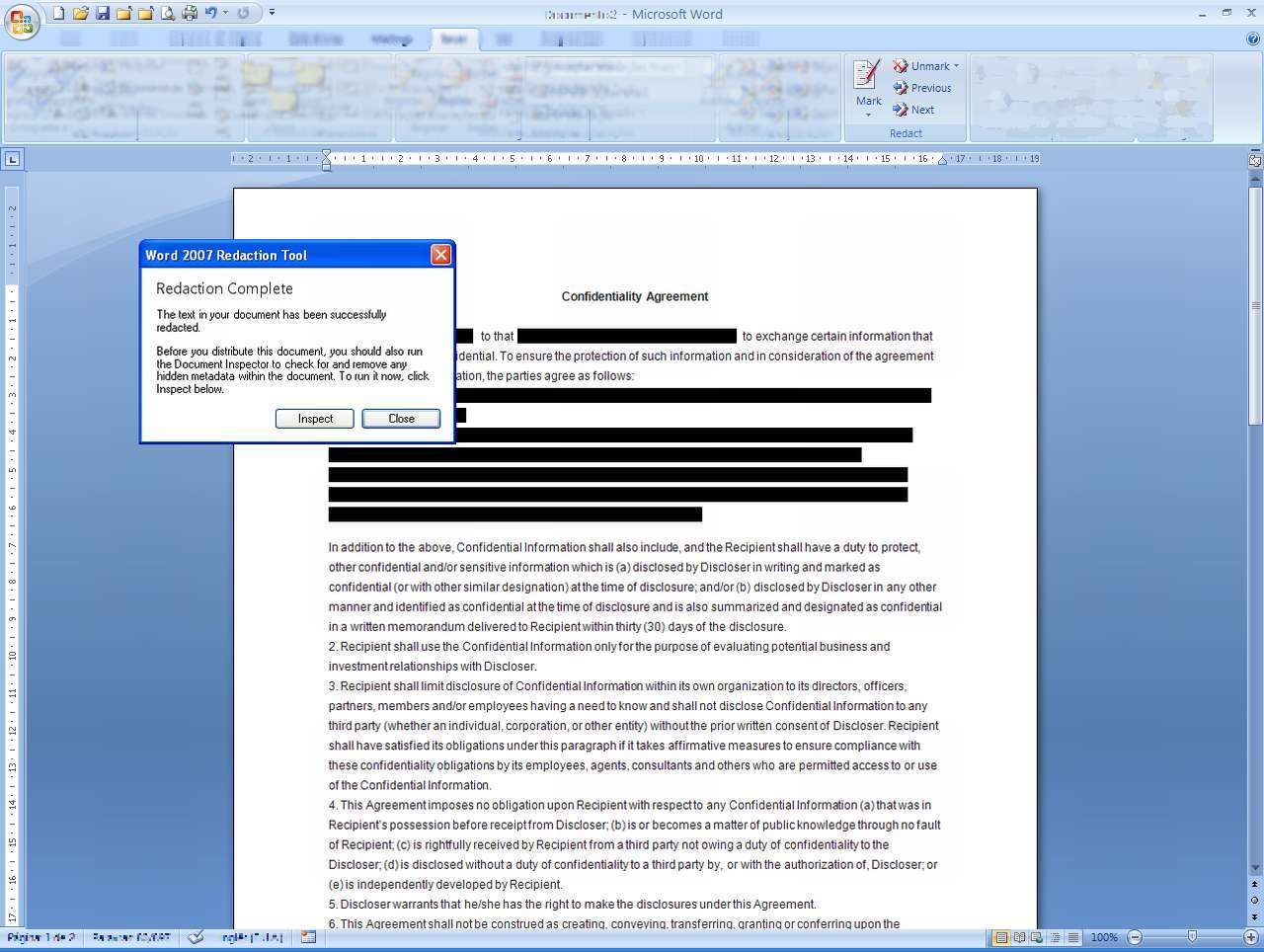 word redaction tool 2016