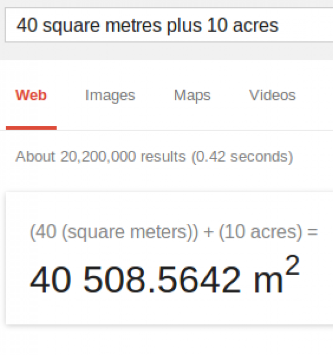 Unit converters at Google