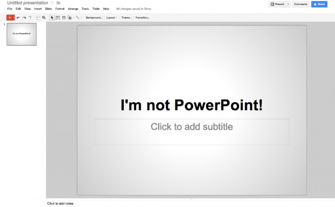 Google Drive - Presentations