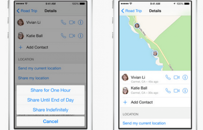 Location Sharing