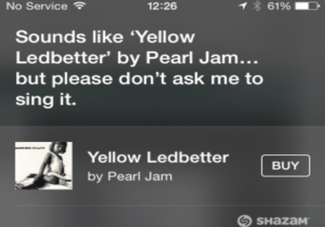 Siri and Shazam
