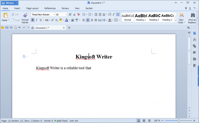 Kingsoft Writer