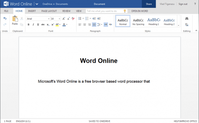Microsoft Word Online