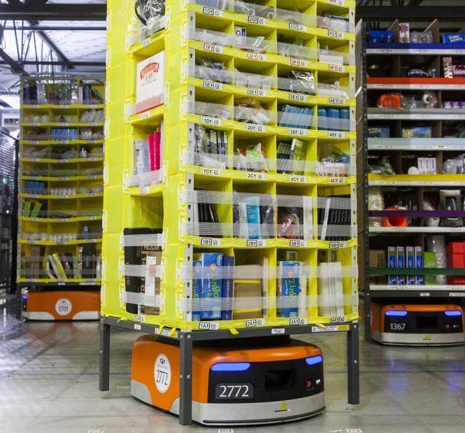Kiva Robots (Photo by Business Wire)
