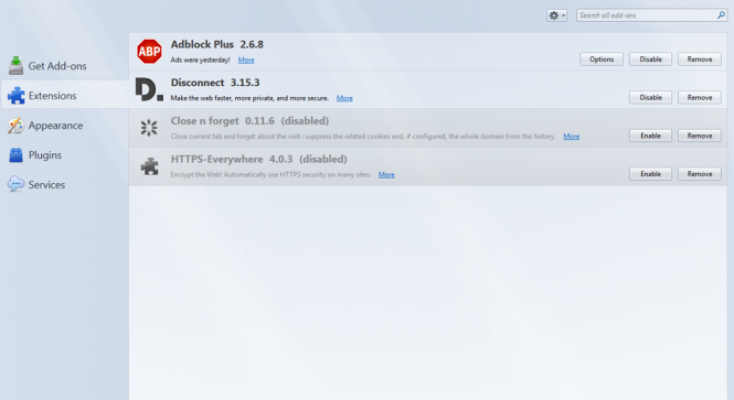 Firefox Add-ons