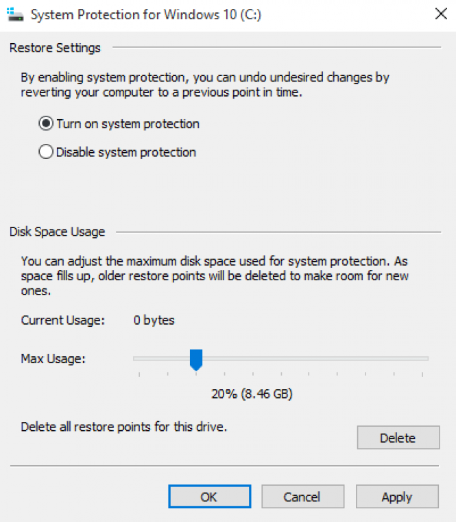 System Restore