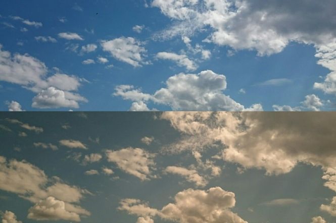 Using sunglasses as filter