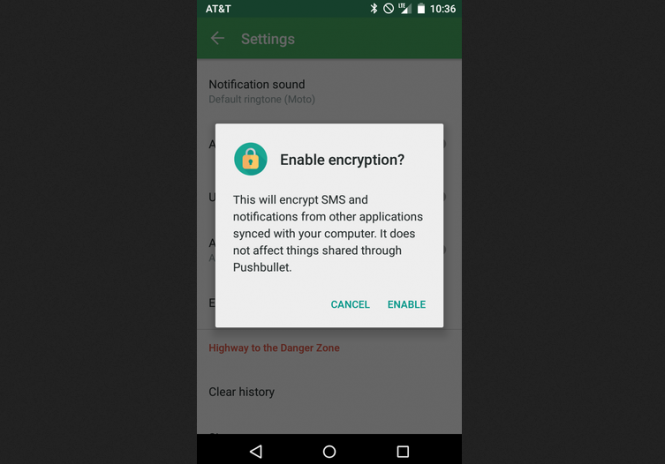 End-to-end encryption