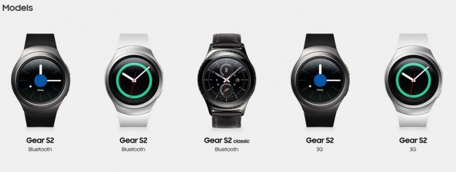 Gear S2 Variations