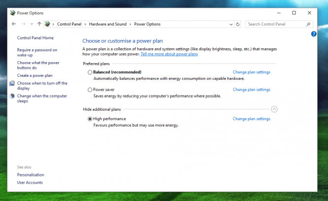 Power Plan