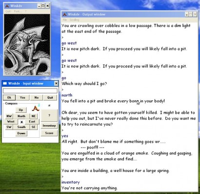 Colossal Cave Adventure Interface