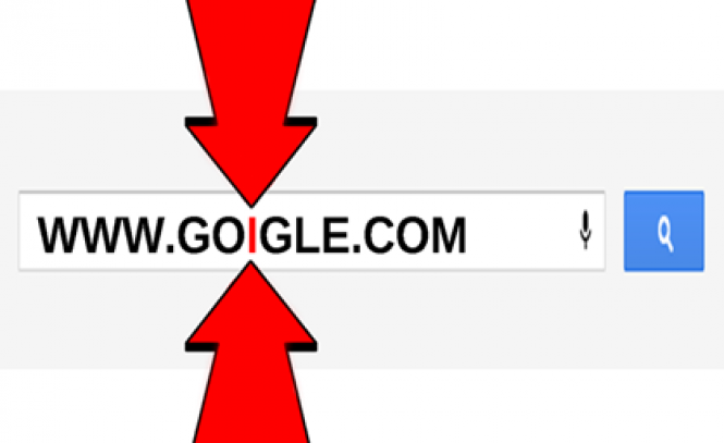 Typosquatting example