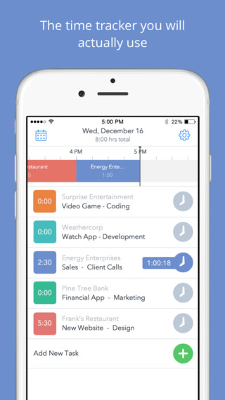 Hours Time Tracking
