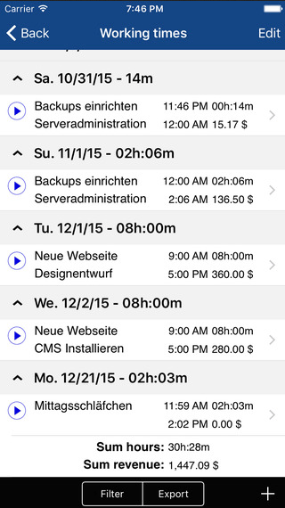 Qlaqs TimeSheet Pro