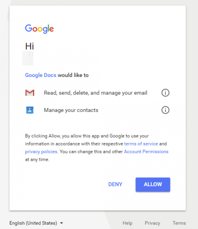 Google Docs phishing scheme
